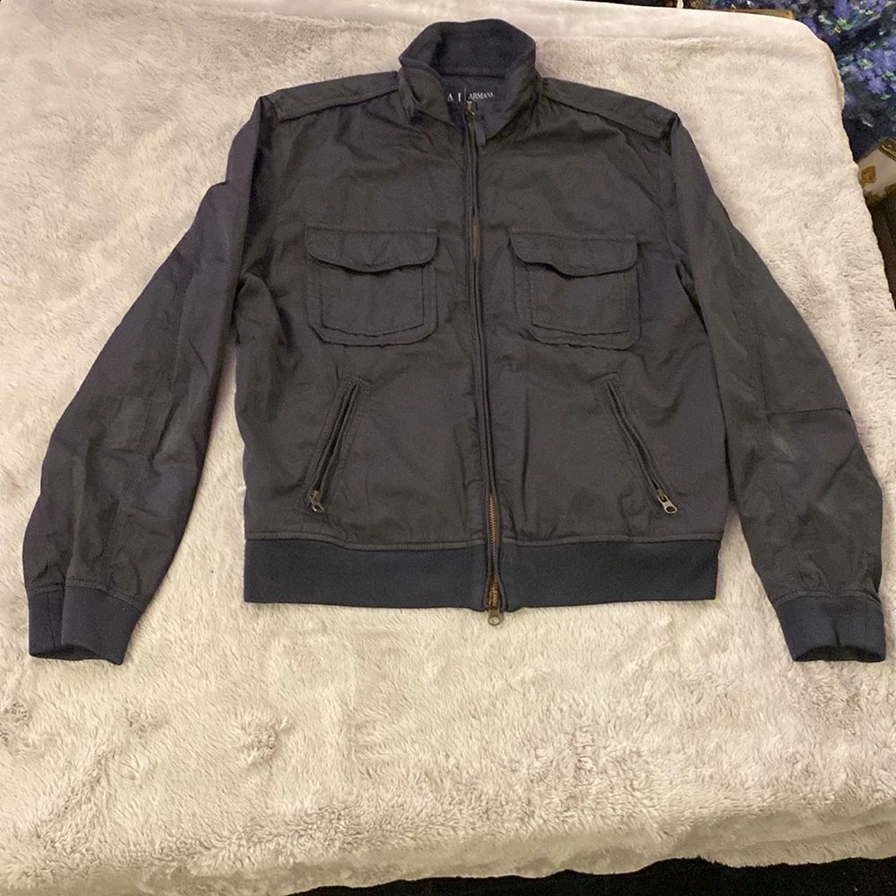 Armani Jeans cotton bomber jacket, M